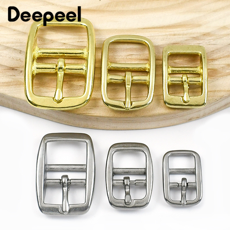 Tuxedo Lapel Pin - 2Pcs Stainless Steel Belt Buckle Solid