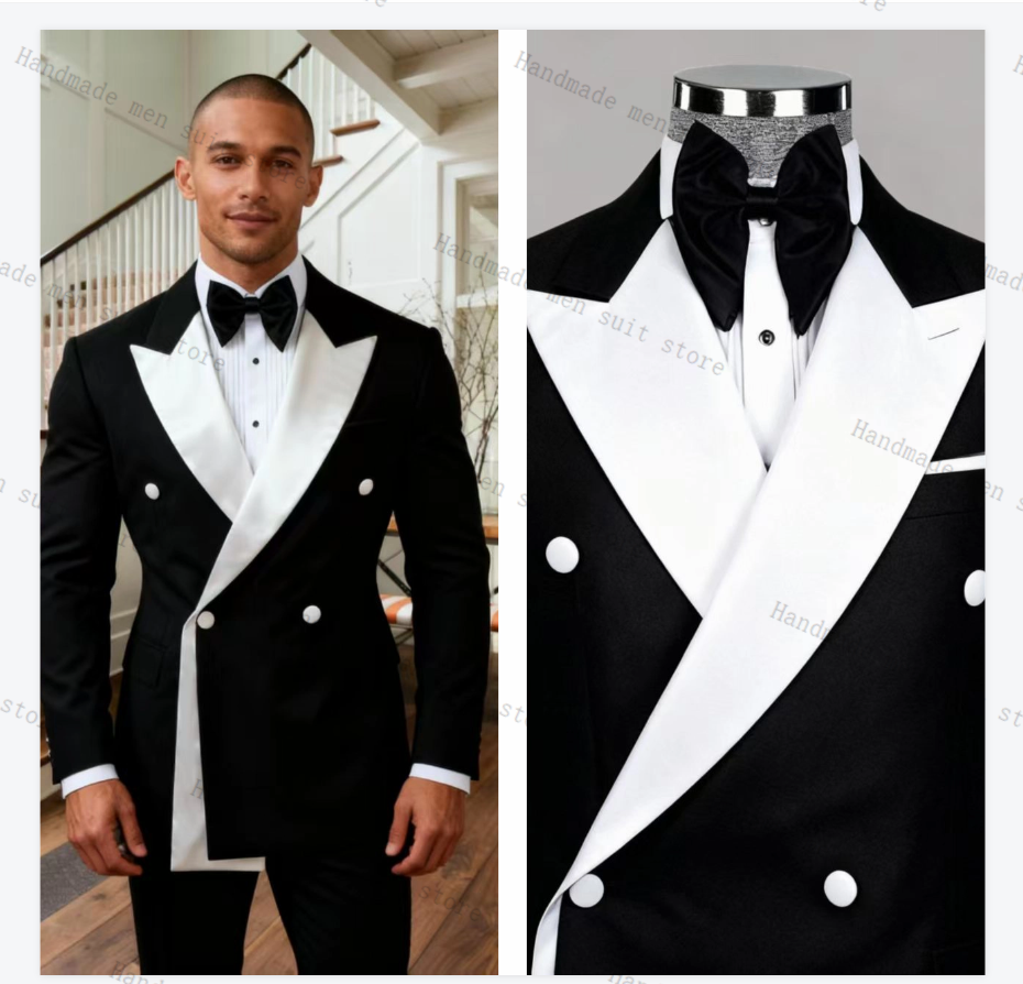 Men Formal Wear Wedding Guest - Autumn Men Suits 2 Piece Blazer+Pants