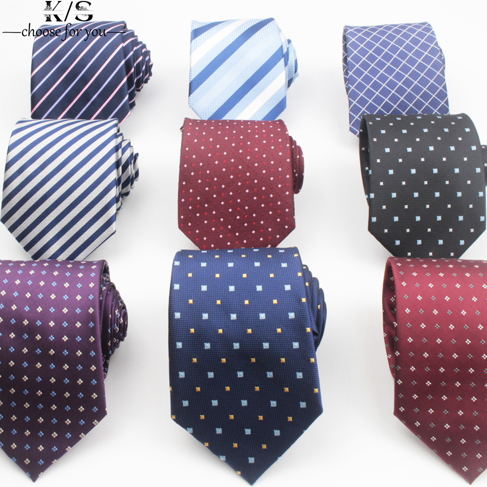 Men's Tie 8cm Stripe Dot Neckt – обзор и цена Men Formal Wear Red