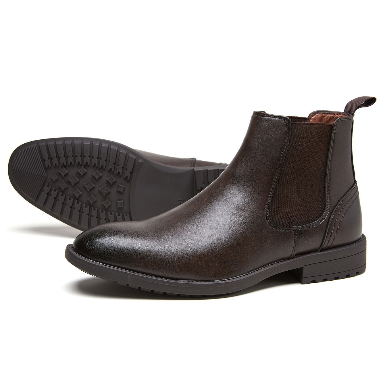 Men Leather Chelsea Boots Slip – обзор и цена Men'S Style Formal Wear