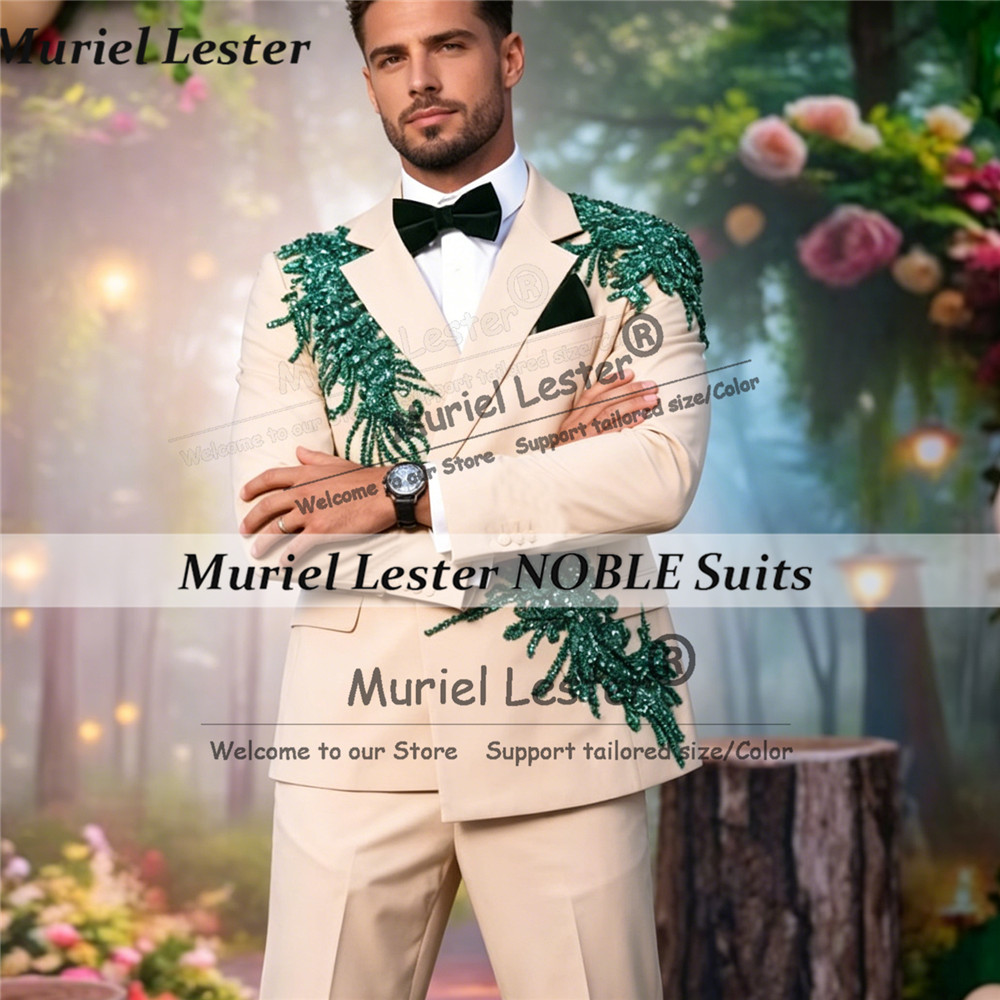 Customized Rhinestone Beaded S – обзор и цена Unique Men'S Formal Wear