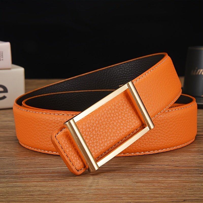 Unique Square Buckle Unisex Be – обзор и цена Men'S Formal Wear Belt