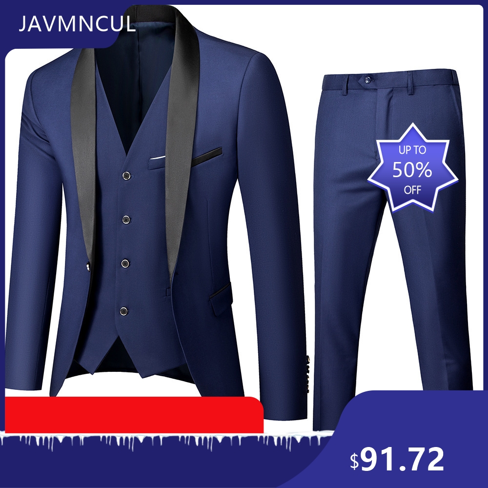 Men's Wedding 3 Piece Suit Set – обзор и цена Men'S Formal Wear For Graduation
