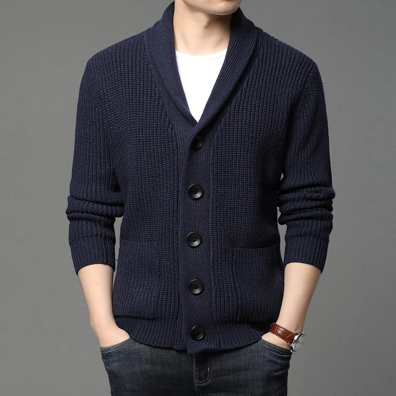 2023 Vintage Mens Sweater Autu – обзор и цена Men Formal Wear Coat