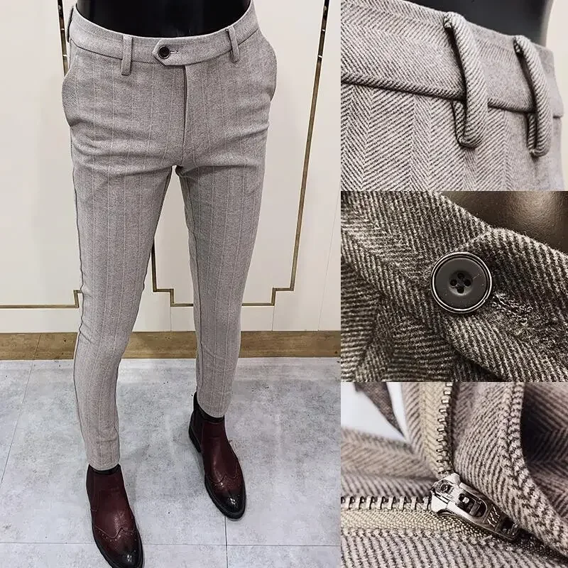 Autumn Winter Thickened Woolen – обзор и цена Men Formal Wear Dress