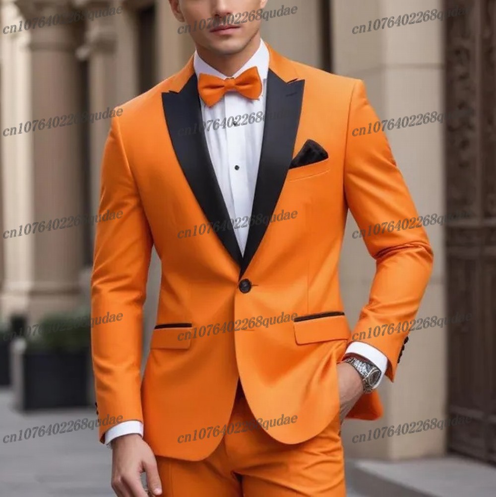 Black Collar Orange Formal Men – обзор и цена Formal Wear Jersey For Men