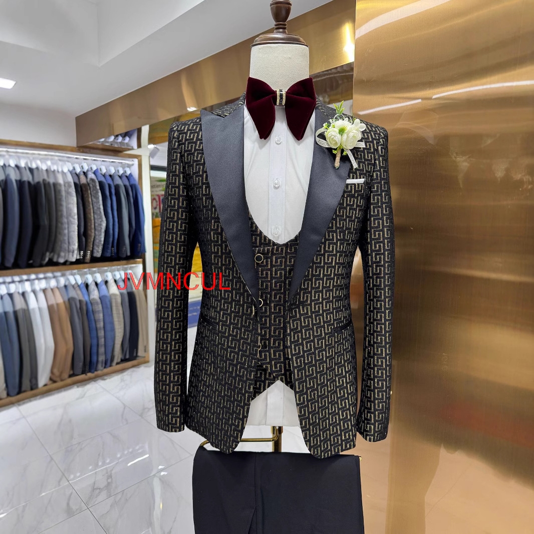 Men's 2026 Printed 3 Piece Sui – обзор и цена Men'S Formal Wear In Winter
