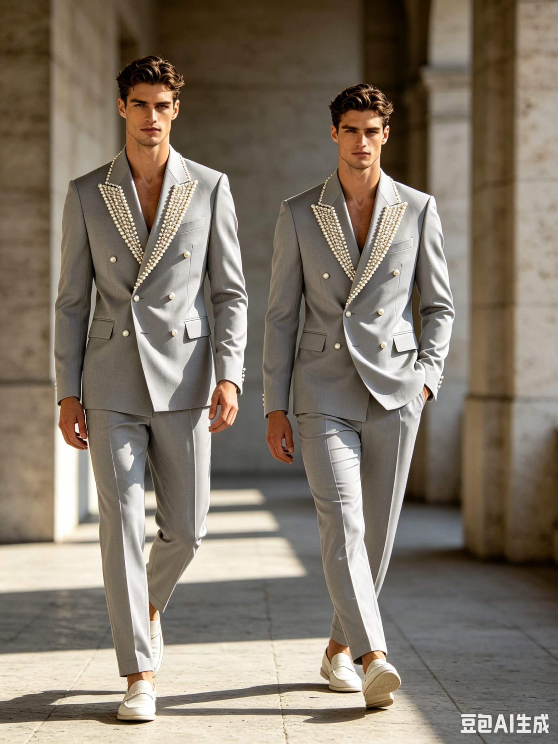 Pearls Men Suit Set 2 Pcs Blaz – обзор и цена Formal Wear Jersey For Men