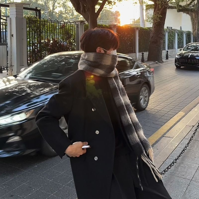 Korean Inspired Men's Wool Ove – обзор и цена Men'S Formal Wear In Winter