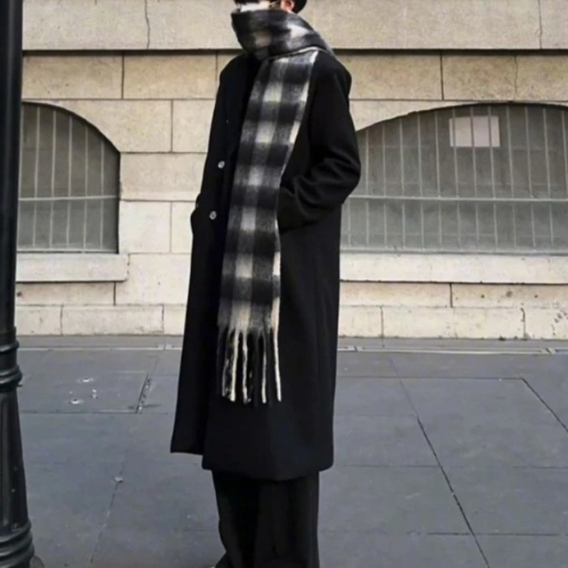 Korean Inspired Men's Wool Ove – обзор и цена Men'S Formal Wear In Winter