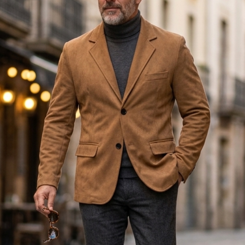 Men's Vintage Smart Casual Sue – обзор и цена Men'S Formal Wear In Winter