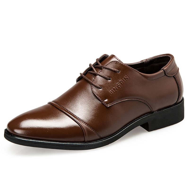 Large-sized men's leather shoe – обзор и цена Men Formal Wear Dress