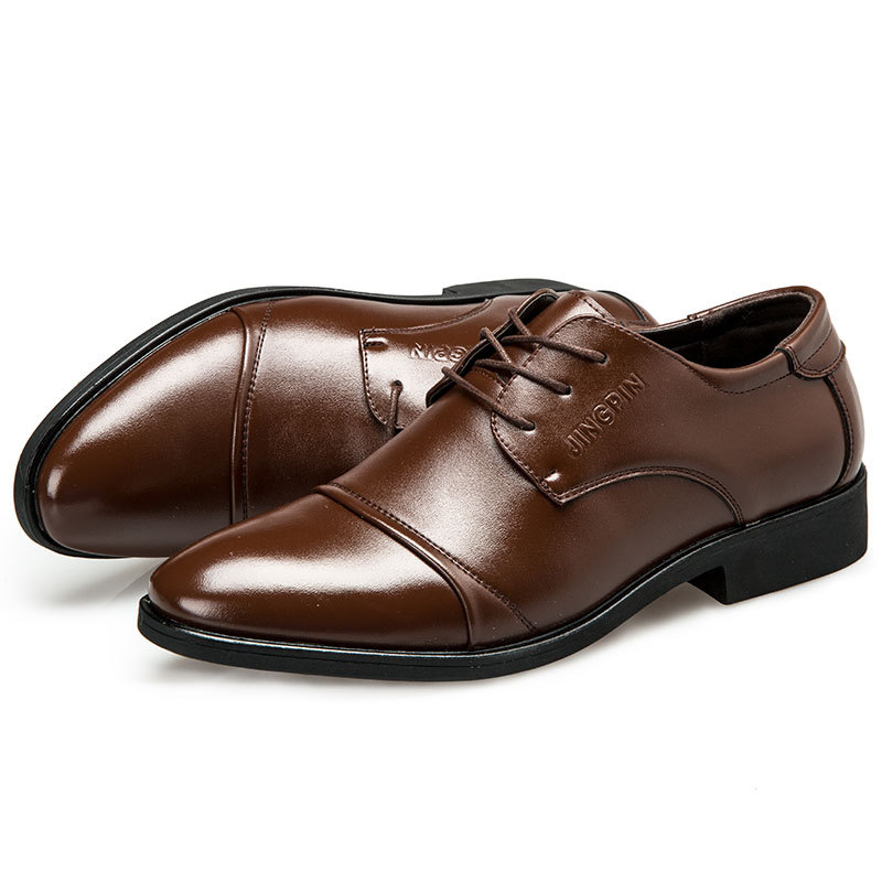 Large-sized men's leather shoe – обзор и цена Men Formal Wear Dress
