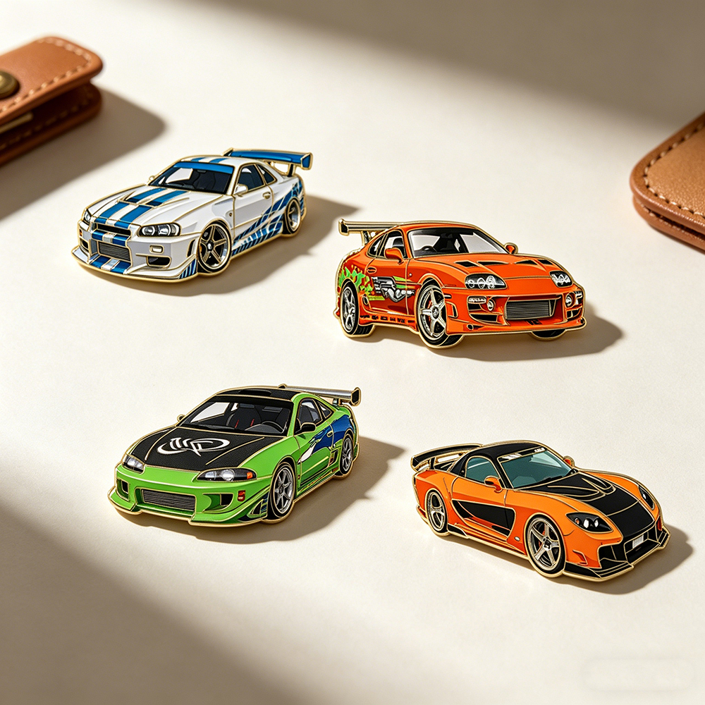 4pcs The Fast and the Furious  – обзор и цена Tuxedo Lapel Pin