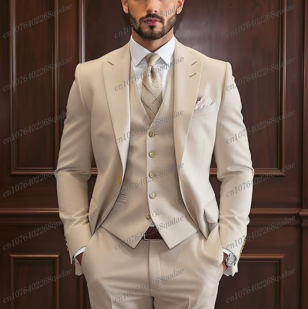 New White Formal Men Suit Wedd – обзор и цена Formal Wear Jersey For Men