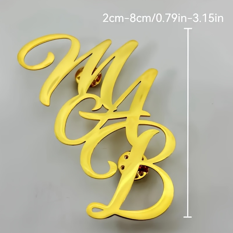 Custom Monogram Initial Name S – обзор и цена Tuxedo Lapel Pin