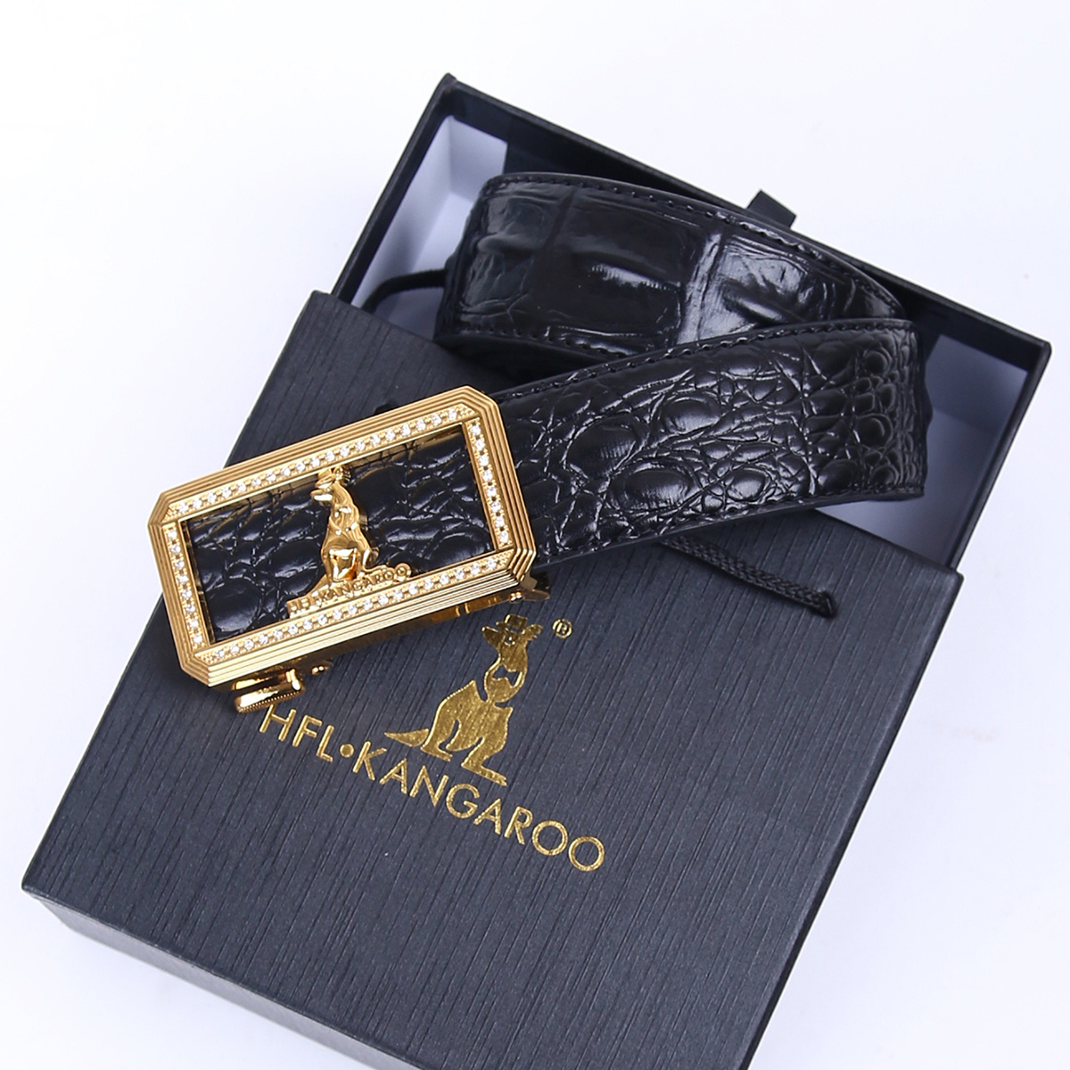 Luxury Gold Plated Rhinestone  – обзор и цена Men'S Formal Wear Belt