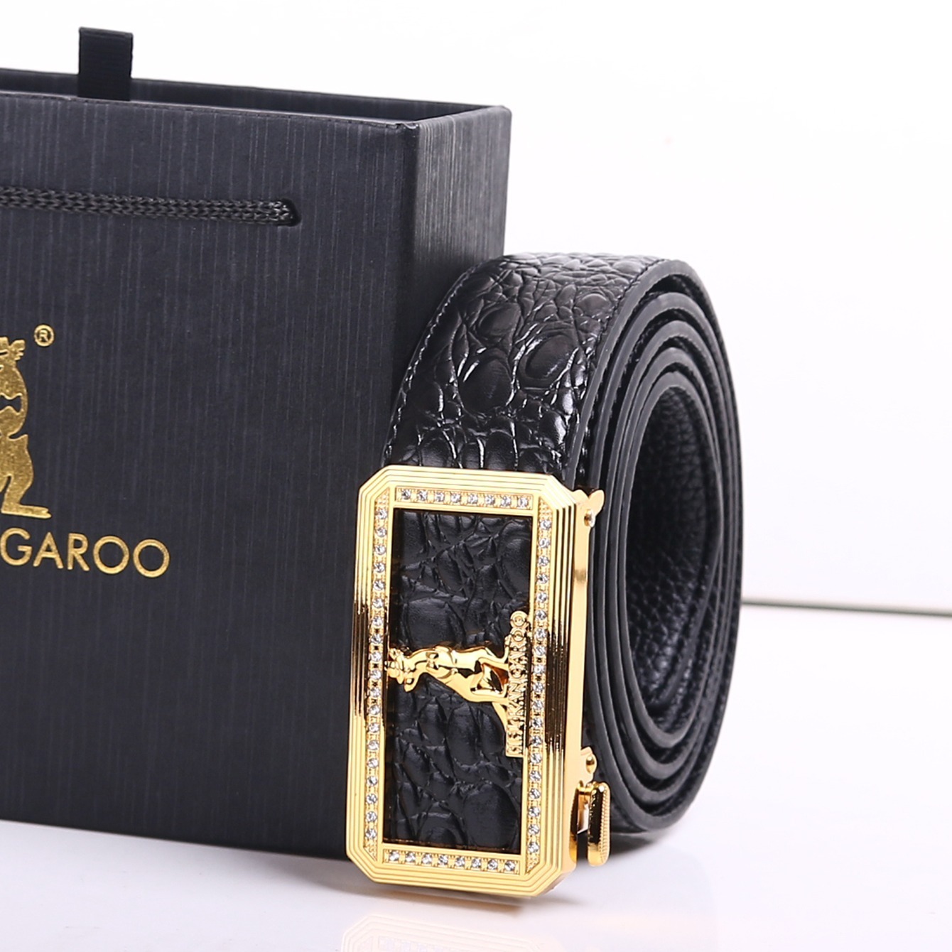 Luxury Gold Plated Rhinestone  – обзор и цена Men'S Formal Wear Belt