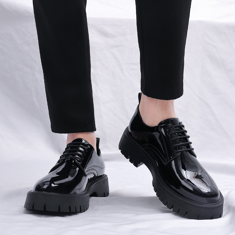 Mens Black Patent Leather Lace – обзор и цена Men Formal Wear All Black