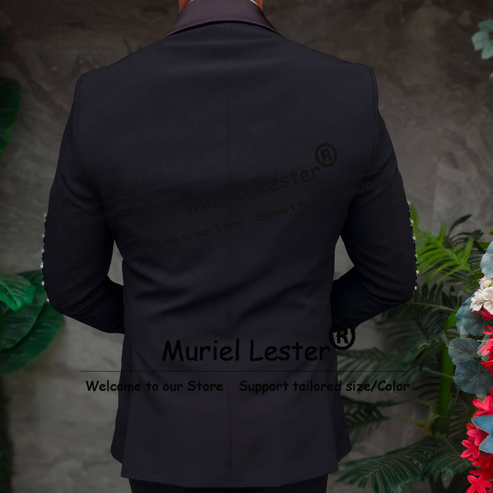 Sparkly Crystals Beaded Suits  – обзор и цена Men'S Style Formal Wear