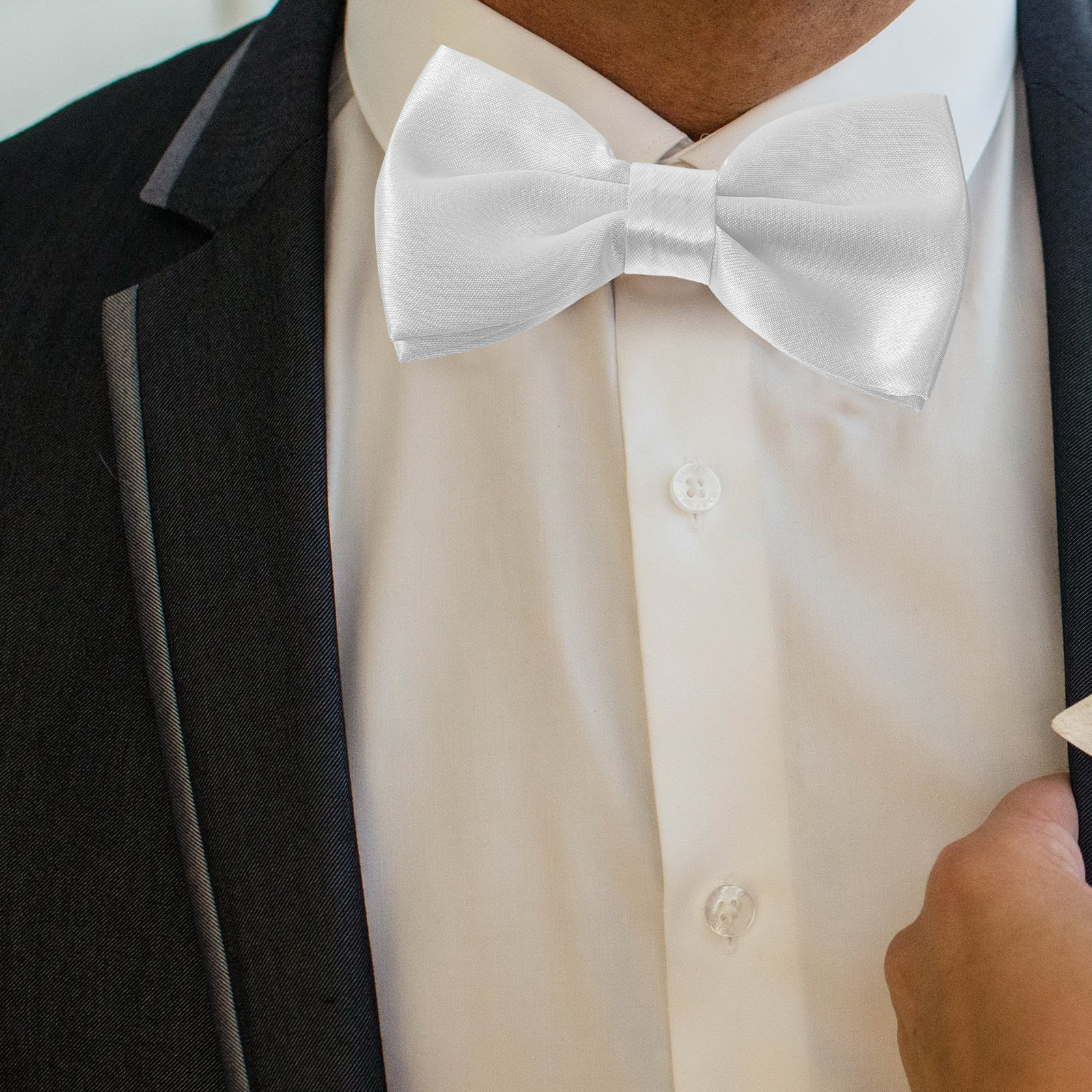 1Set Satin Finish Bow Tie Cumm – обзор и цена Men'S Formal Wear For Graduation