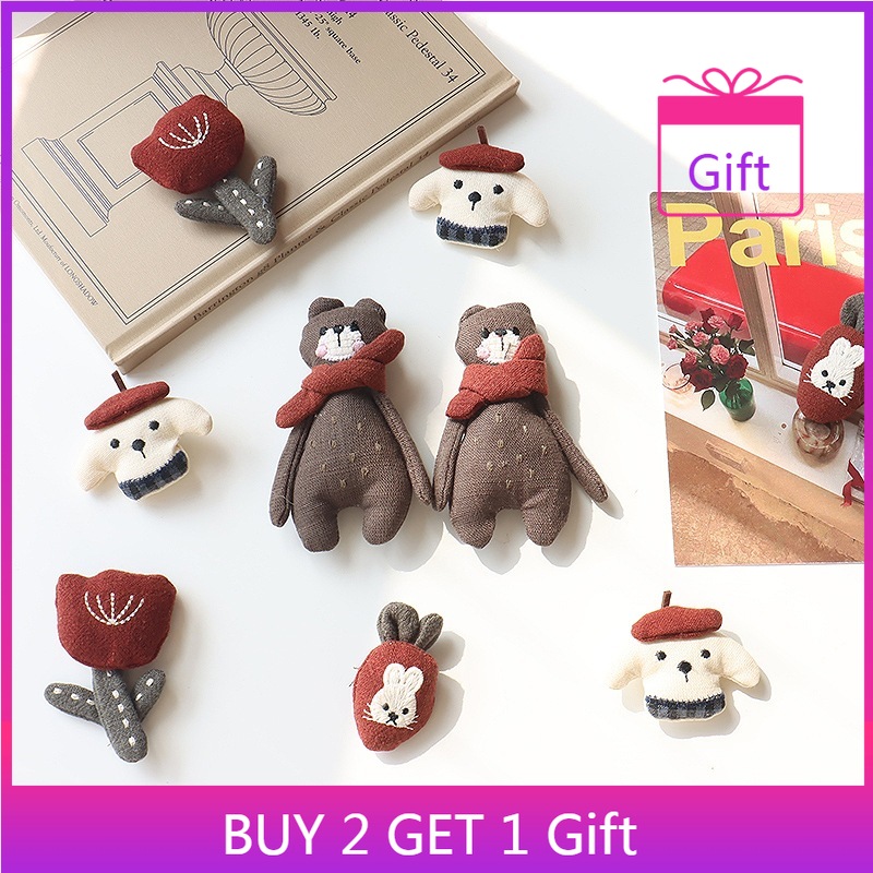 Bunny Brooch Red Scarf Bear Tu – обзор и цена Tuxedo Lapel Pin