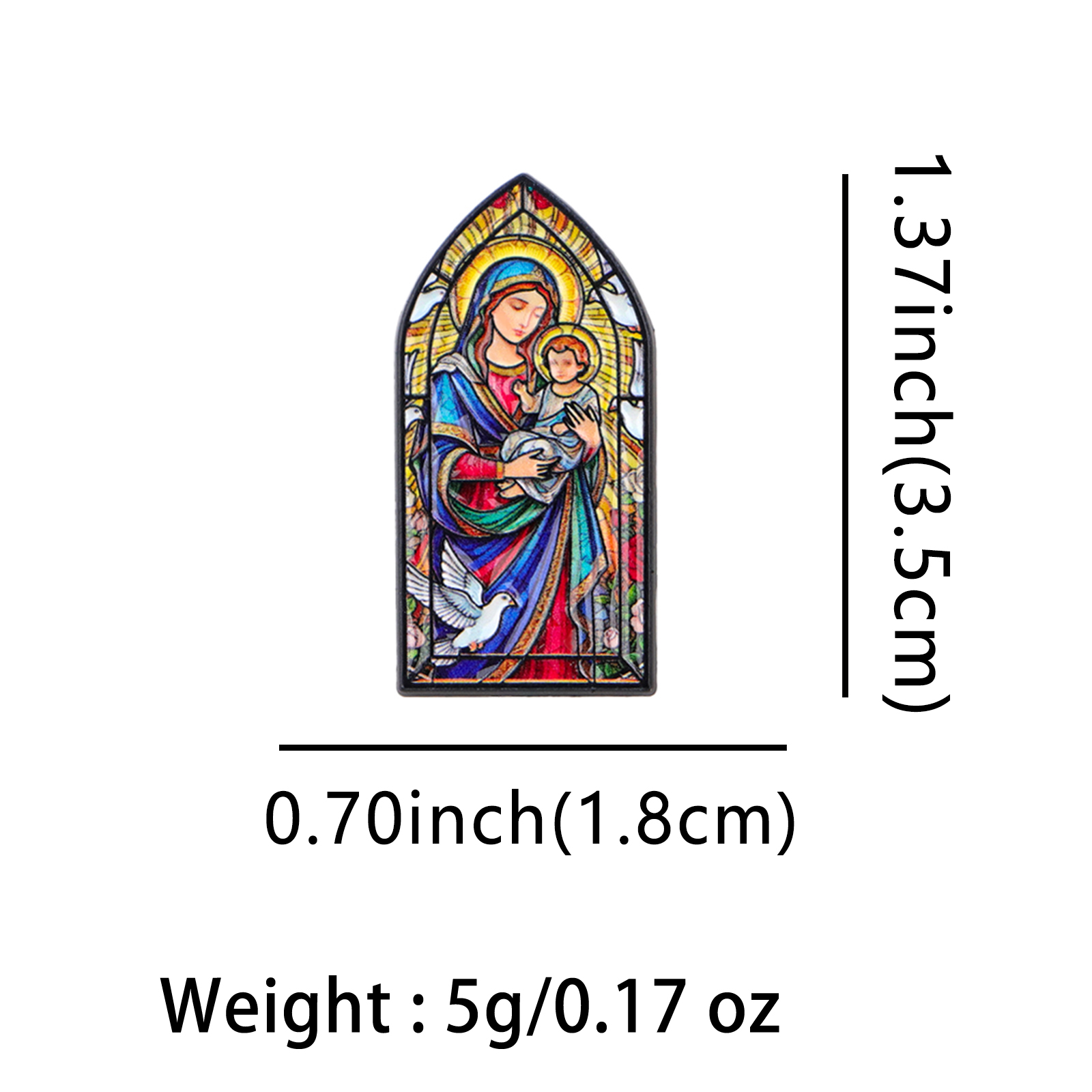 Virgin Mary Jesus Vintage Lape – обзор и цена Tuxedo Lapel Pin