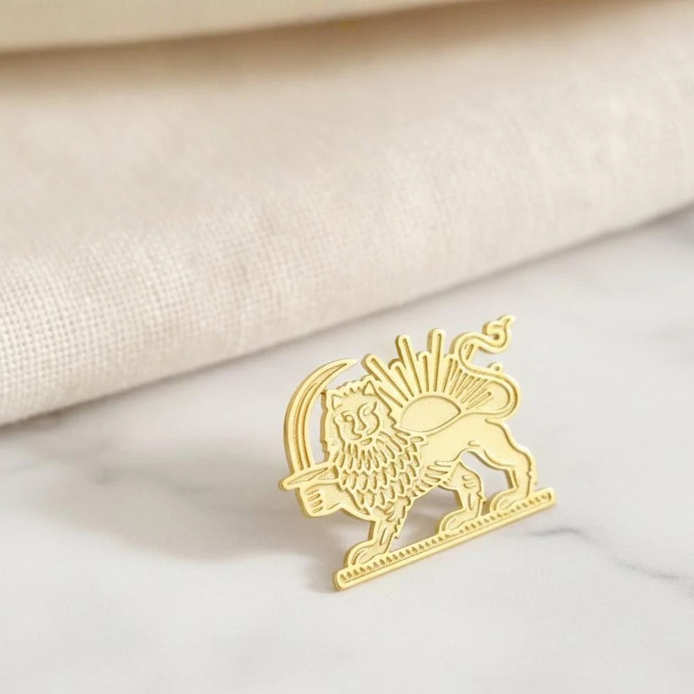 HIPEE Iran Lion Sun Pin Brooch – обзор и цена Tuxedo Lapel Pin