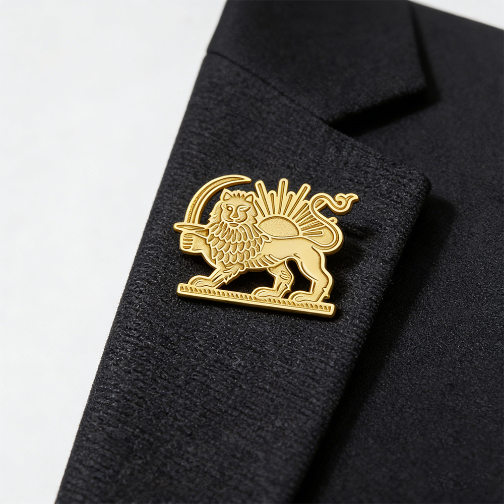 HIPEE Iran Lion Sun Pin Brooch – обзор и цена Tuxedo Lapel Pin