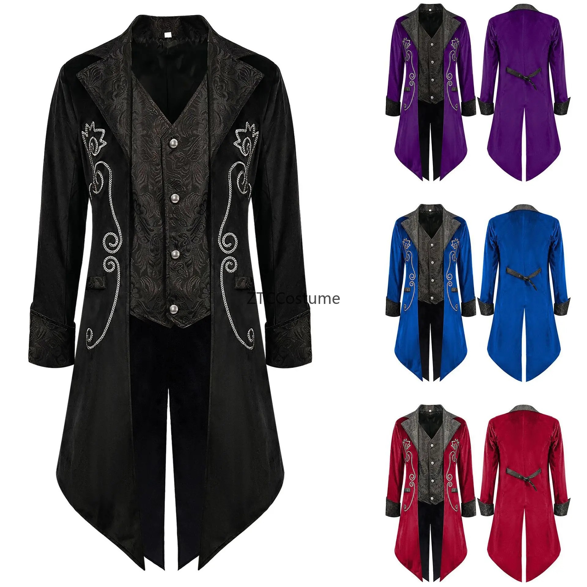Steampunk Victorian Tailcoat M – обзор и цена Historical Men'S Formal Wear
