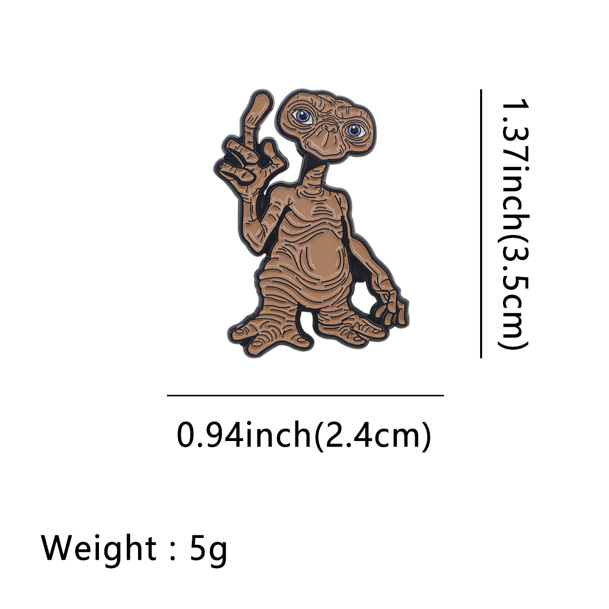 Vintage Funny Alien Enamel Car – обзор и цена Tuxedo Lapel Pin