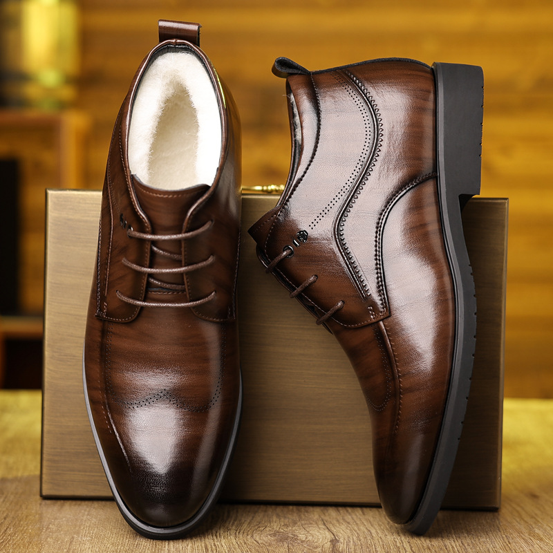 Men's Winter Leather Shoes Vel – обзор и цена Men'S Formal Wear In Winter