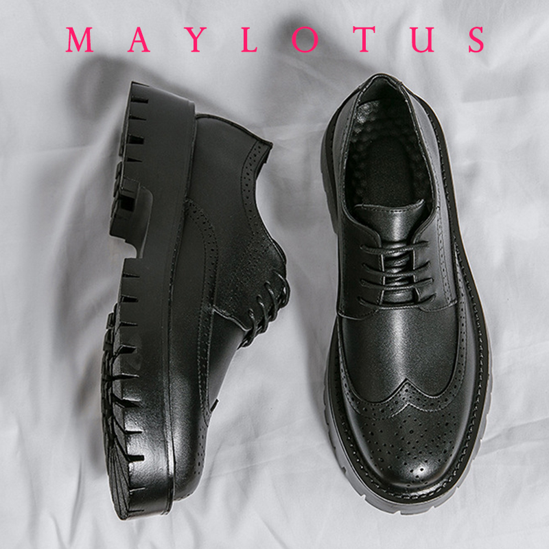 Men Brogue 5/8/10CM Platform H – обзор и цена Men Formal Wear Dress