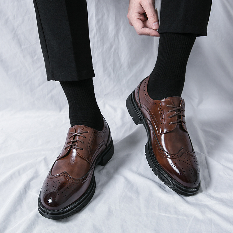 Men Brogue 5/8/10CM Platform H – обзор и цена Men Formal Wear Dress