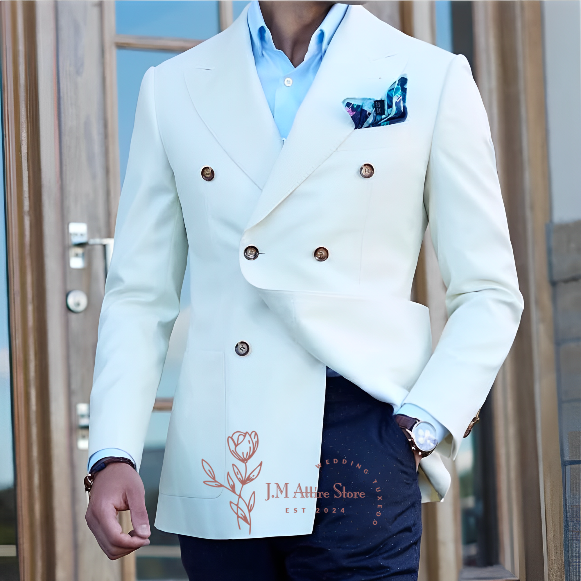 Elegant white men's suit jacke – обзор и цена Men'S Formal Wear In Winter