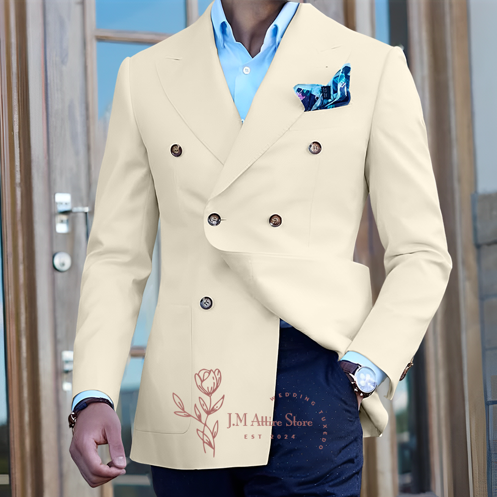 Elegant white men's suit jacke – обзор и цена Men'S Formal Wear In Winter