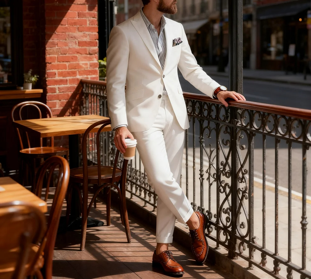 Blue Suit Men's Custom-Fit Ter – обзор и цена Men'S Formal Wear For Graduation